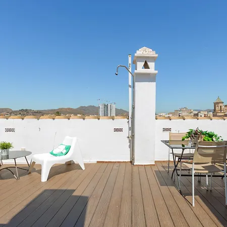 C20 - Adorable In The Center With Sun Terrace Lejlighed Málaga